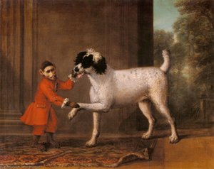 A Favorite Poodle And Monkey Belonging To Thomas Osborn — John Wootton