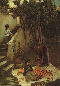 The Orange Gatherers — John William Waterhouse