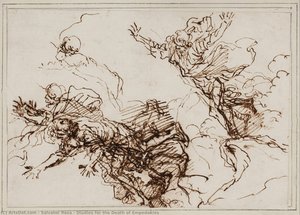 Études Pour La Mort D'empédocle — Salvator Rosa