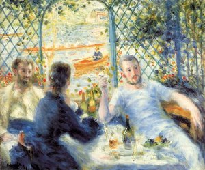 The Canoeist's Luncheon — Pierre-auguste Renoir