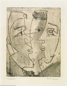 Three Faces — Ernst Ludwig Kirchner