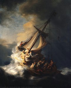 Cristo În Furtuna Mării Galilei — Rembrandt Van Rijn