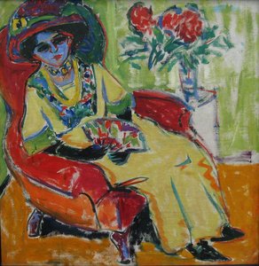 Signora Seduta (dodo) — Ernst Ludwig Kirchner