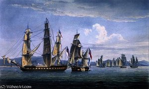 The Capture Of Le Sparviere On 3rd May, — Thomas Whitcombe