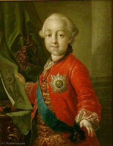 Portrait Of Emperor Paul Petrovich In Childhood — Anton Pavlovich Losenko