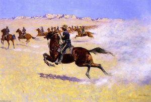 The Pursuit — Frederic Remington