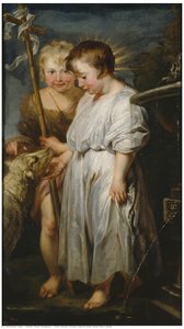 The Christ Child, Saint John And The Lamb — Peter Paul Rubens