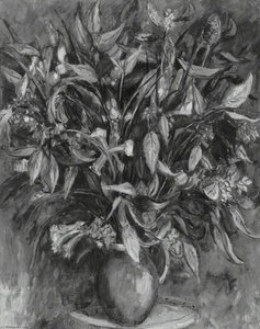 Irises And Red Berries — Richard Robbins