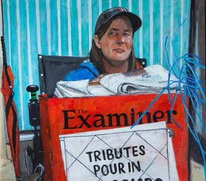 Bernadette William, Newspaper Seller — Trevor Stubley