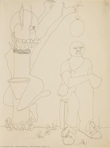 Black Athlete (study #1) — Benny Andrews