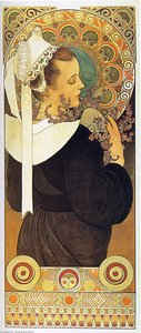 Heather From Coastal Cliffs — Alphonse Mucha