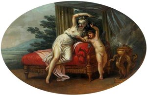 Venus And Cupid — Antonio Zucchi