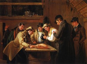 Raffling For The Goose (also Known As The Raffle) — William Sidney Mount