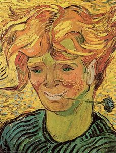 Joven Con Amapola — Vincent Willem Van Gogh