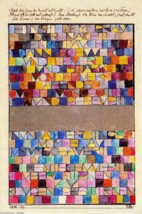 Entstieg Aus Der Graunheit Der Nacht — Paul Klee