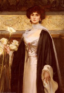 Portrait Of Baroness Alfred De Meyer — Sir James Jebusa Shannon