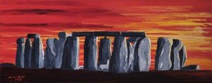 Red Stonehenge — Michele Elizabeth Field