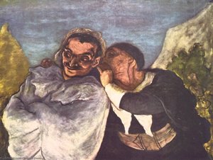 Crispin And Scapin — Honoré Daumier