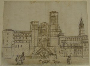 Drawing José Vega Y Verdugo (1656-1657) Archivo De La Catedral — Master Mateo