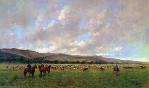 El Rodeo, Rancho Santa Margarita — Jules Tavernier