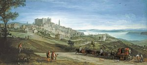 View Of Bracciano — Paulus Bril