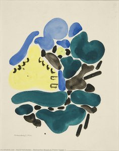 Abstraction Based On Flower Forms, I — David Kakabadze
