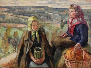 Village Girls — Sergey Arsenievich Vinogradov