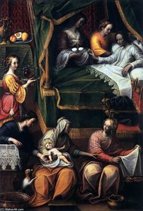 Birth Of The Virgin — Orsola Maddalena Caccia