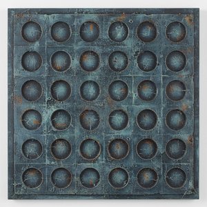 Echoes Of Ordered Decay: A Monochromatic Study In Patinated Geometry — Laurent Fabre