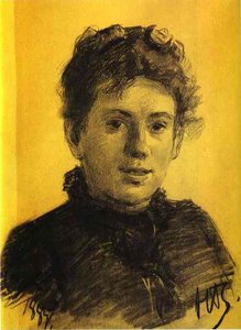 Portrait Of Tatyana Tolstaya, Leo Tolstoy's Daughter — Nikolai Ge
