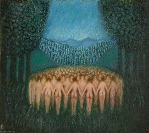 Nude Figures (recto) — Thomas Arthur Bridson