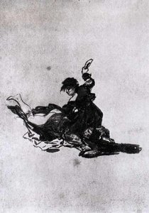 Frau Schlägt Frau Mit Einer Schuh — Francisco José De Goya Y Lucientes