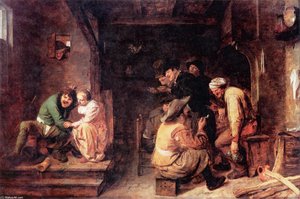 Tavern Scene — Adriaen Brouwer