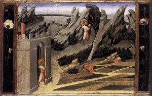 St John The Baptist Goes Into The Wilderness — Giovanni Di Paolo