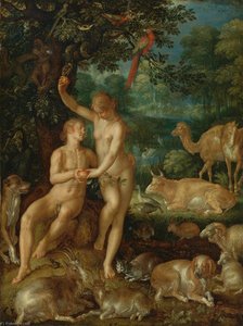 Adam And Eve — Joachim Anthonisz Wtewael