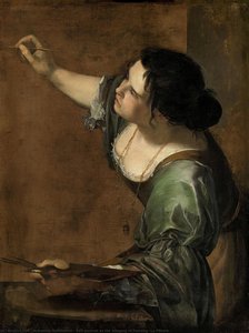 Self-portrait As The Allegory Of Painting (la Pittura) — Artemisia Gentileschi