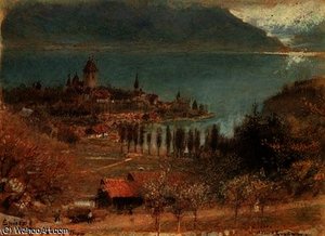 Spietz, Lake Thun — Albert Goodwin