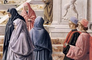 The Presentation Of The Virgin In The Temple (detail) — Fra Carnevale