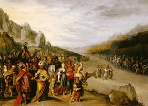 The Israelites Passing Over The Jordan With The Ark Of The Covenant — Frans Francken Iii.