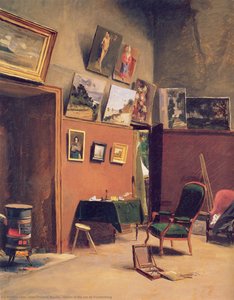 Studio In The Rue De Furstenberg — Frédéric Bazille