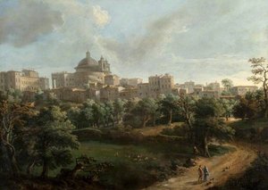 View Of Ariccia — Paolo Anesi