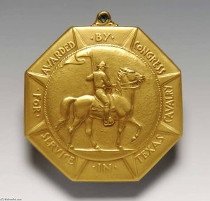 Texas Cavalry Medal (obverse) — Anthony De Francisci
