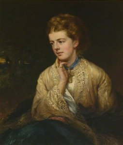 The Honourable Evelyn Stuart (d.1888), Daughter Of The 12th Lord Blantyre And Wife Of Archibald Kennedy, 3rd Marquess Of Ailsa — Henry Richard Graves