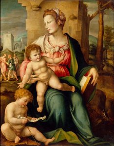 Mary With The Infant Jesus And John — Il Bacchiacca