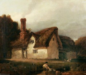 Cottage Scene — Sir Augustus Wall Callcott