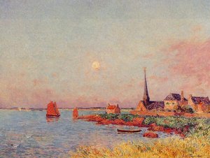Breton Village By The Sea — Ferdinand Du Puigaudeau