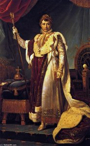 Napoleon I In His Imperial Robes — Франсуа Жерар