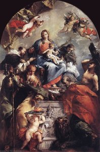 Madonna And Child With Saints — Gianantonio Guardi