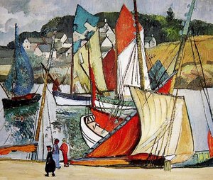 Fishing Village — Richard Hayley Lever