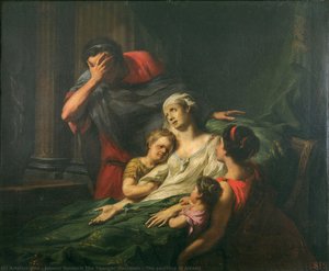 The Sacrifice Of Alcesti — Johann Heinrich The Younger Tischbein